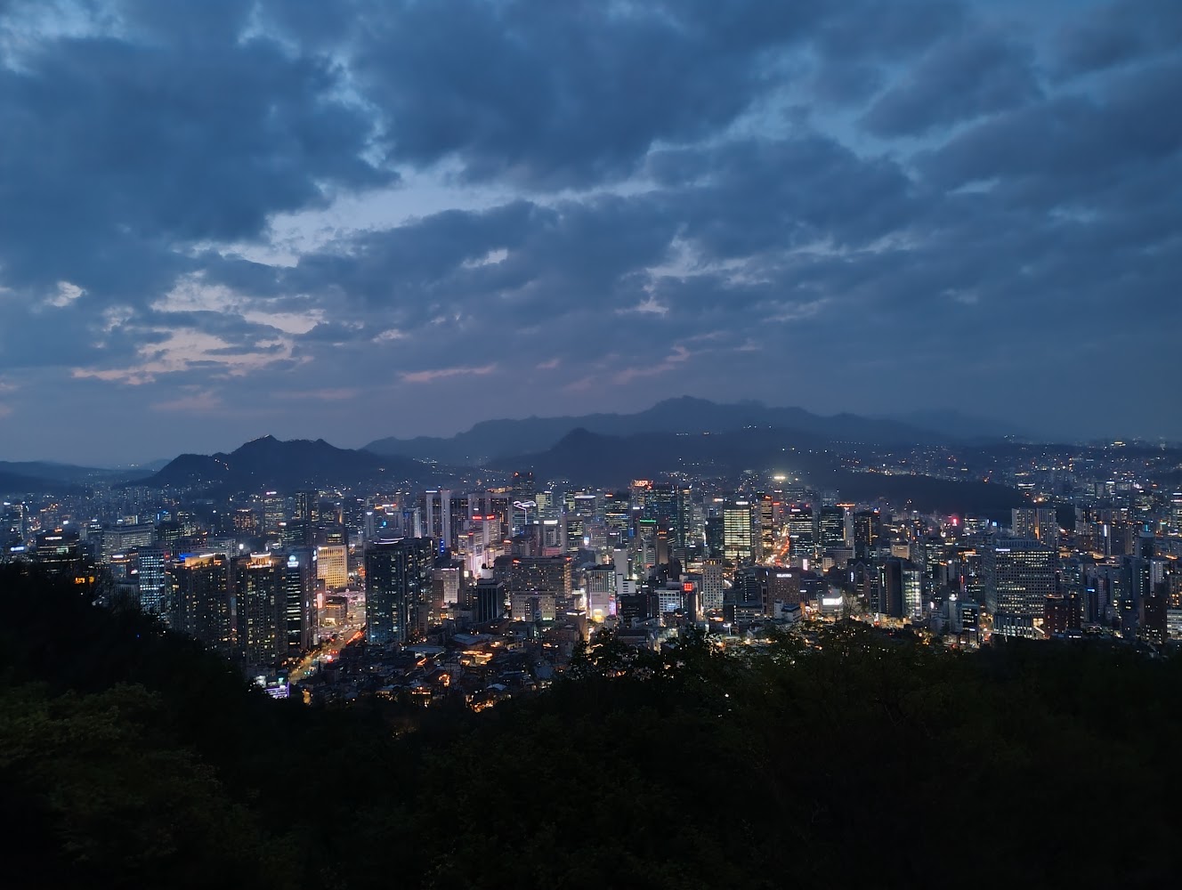 Seoul from Namsan Tower